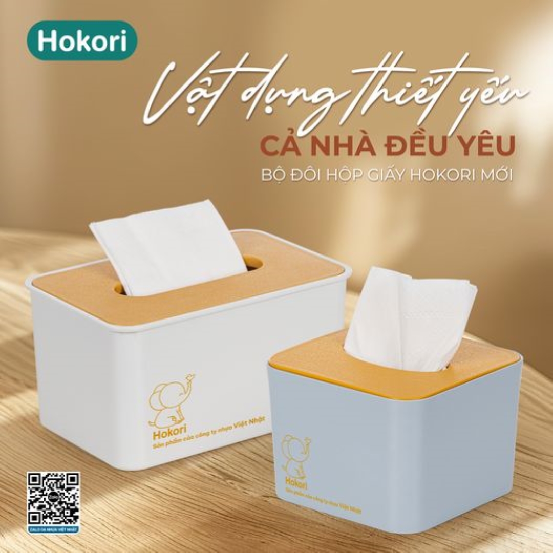 HỘP GIẤY ĂN HOKORI - ĐIỂM NHẤN THANH LỊCH CHO KHÔNG GIAN SỐNG HIỆN ĐẠI