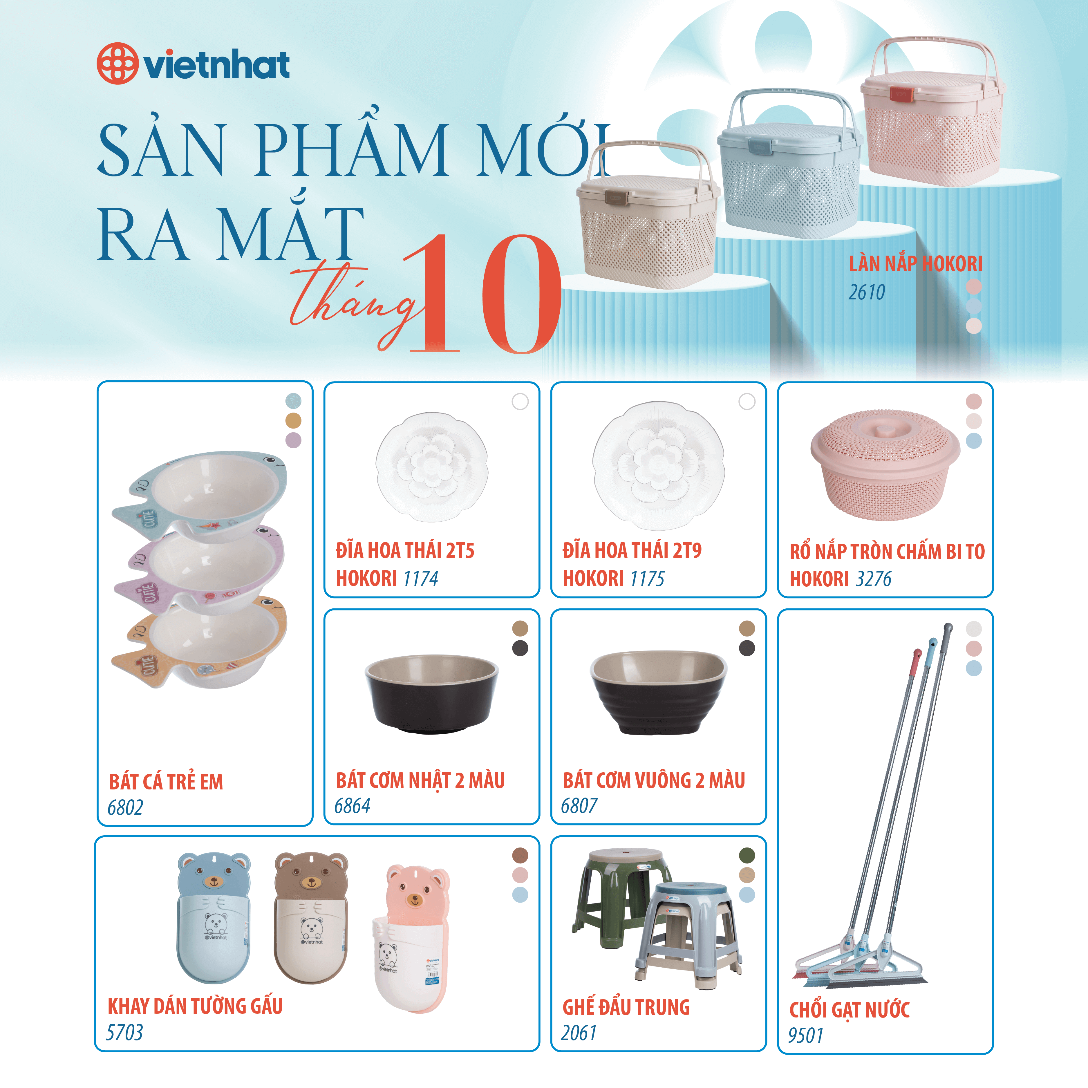 FLEX BỘ SƯU TẬP 10 SẢN PHẨM MỚI CỰC HOT CỦA NHỰA VIỆT NHẬT RA MẮT TRONG THÁNG 10/2025
