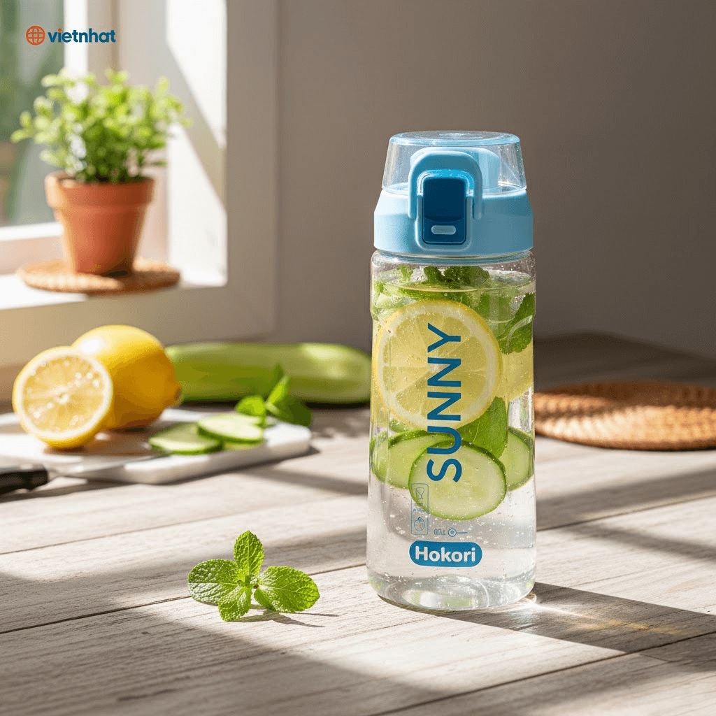 5 CÔNG THỨC LÀM NƯỚC DETOX GIẢM CÂN SIÊU NGON MANG ĐI LÀM, ĐI TẬP