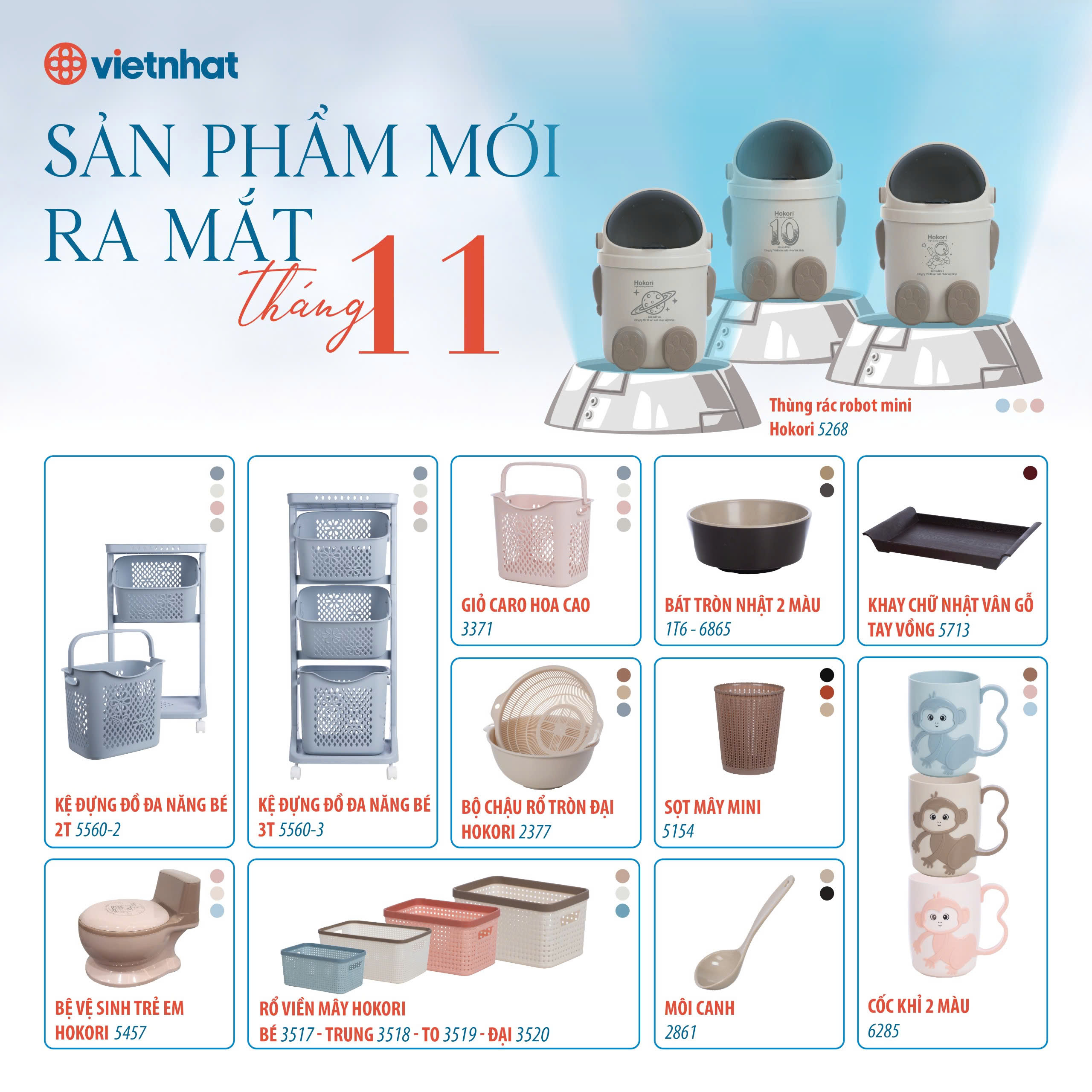 TRỌN BỘ 15 SẢN PHẨM MỚI CỦA NHỰA VIỆT NHẬT GÂY ẤN TƯỢNG THÁNG 11/2025