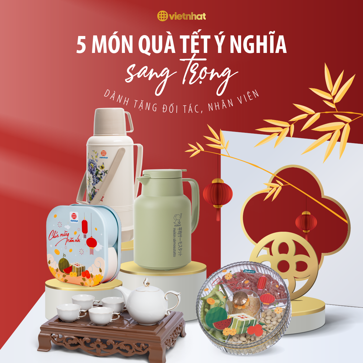 GỢI Ý 5 MÓN QUÀ TẾT Ý NGHĨA VÀ SANG TRỌNG DÀNH TẶNG ĐỐI TÁC, NHÂN VIÊN