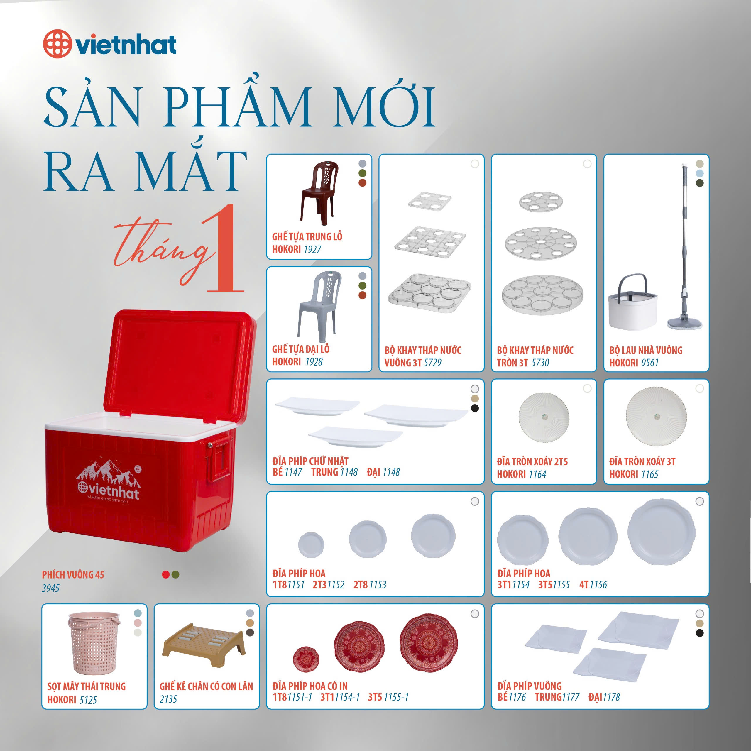 [THÁNG 1/2026] TẾT PHÁT LỘC, NHỰA VIỆT NHẬT CỘNG LOẠT SẢN PHẨM MỚI