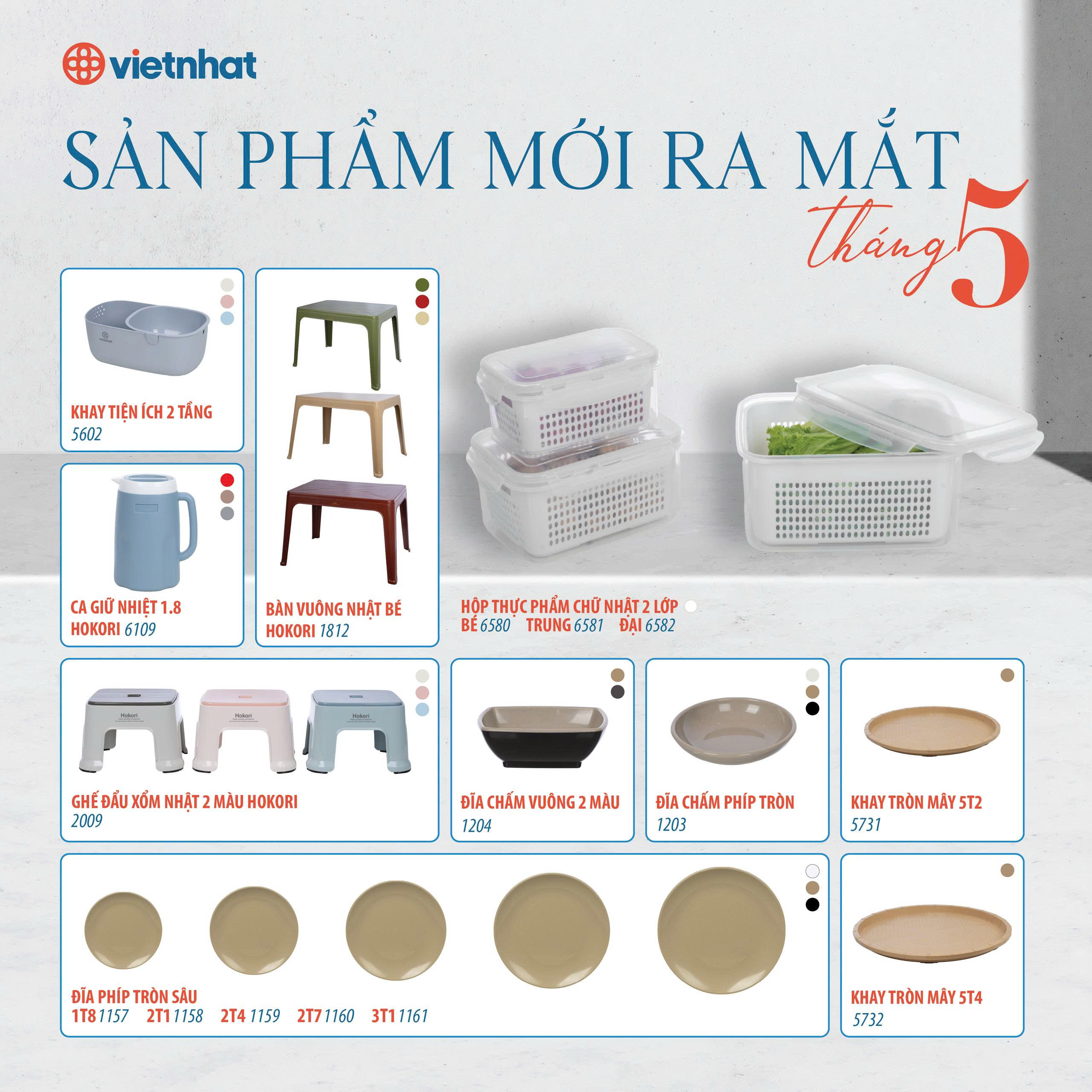 [THÁNG 5/2026] RỘN RÀNG HÈ SANG, NHỰA VIỆT NHẬT NGẬP TRÀN SẢN PHẨM MỚI