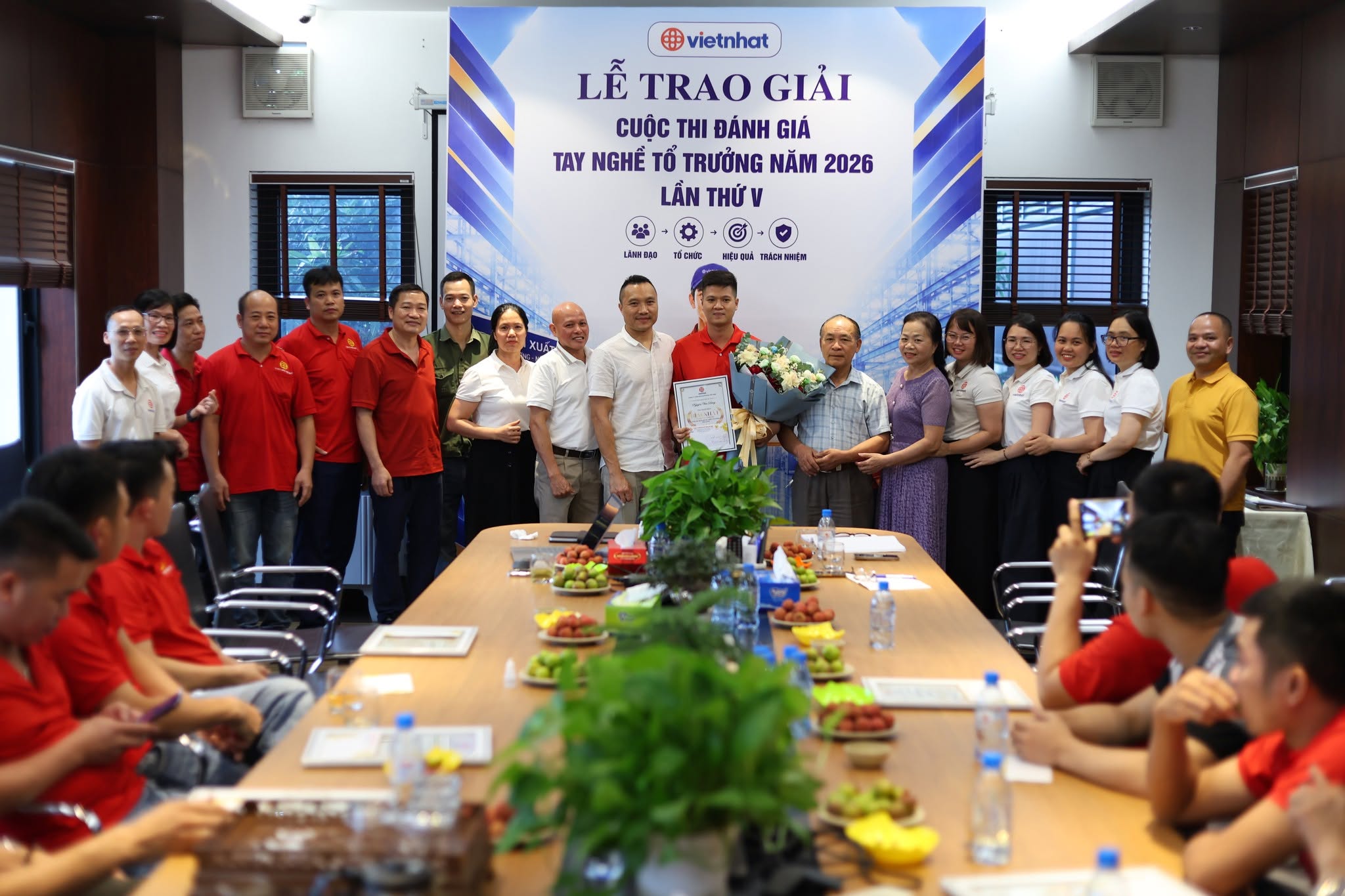 NHỰA VIỆT NHẬT TỔ CHỨC THÀNH CÔNG CUỘC THI ĐÁNH GIÁ TAY NGHỀ TỔ TRƯỞNG LẦN THỨ V NĂM 2026