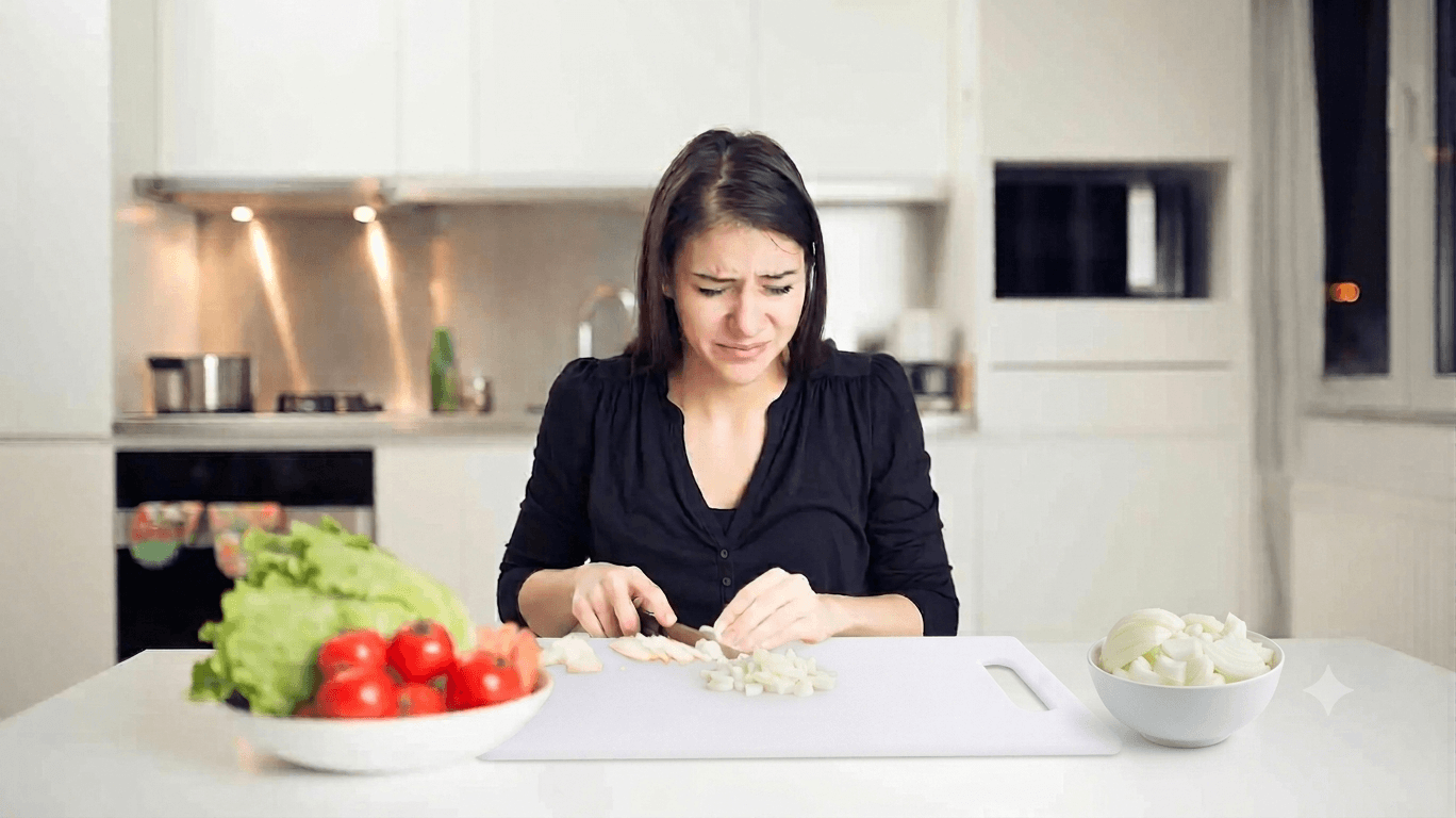 TIPS THÁI HÀNH TÂY KHÔNG BỊ CAY MẮT CHO CHỊ EM NỘI TRỢ