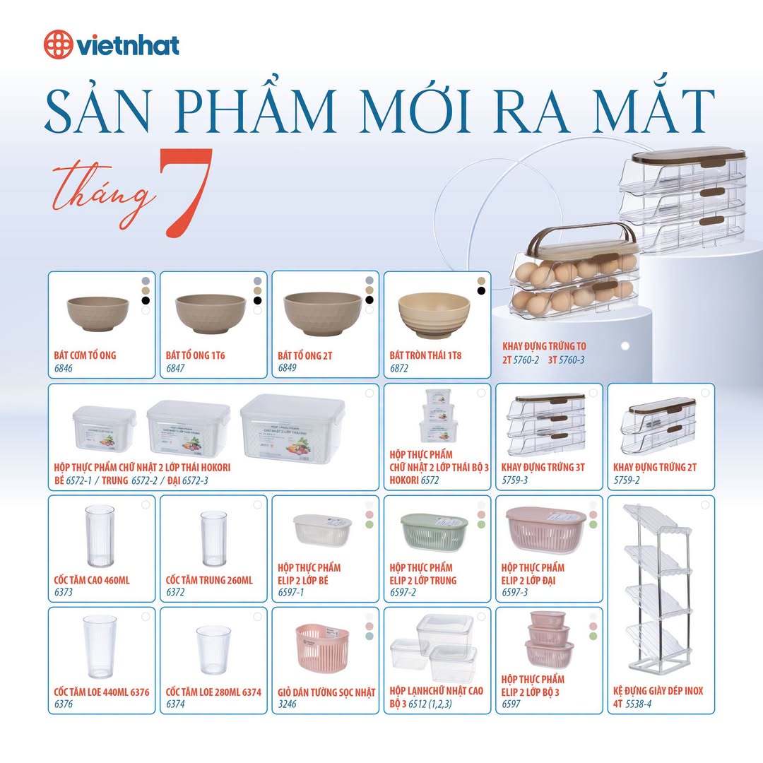 [THÁNG 7/2026] HÈ PHƠI PHỚI, NHỰA VIỆT NHẬT RA MẮT NHIỀU HÀNG MỚI