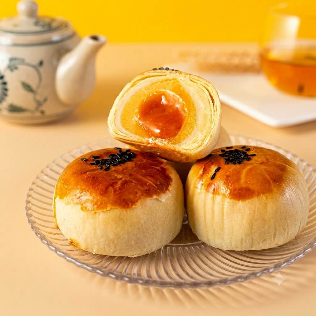 TRỔ TÀI LÀM BÁNH TRUNG THU NGÀN LỚP NHÂN KIM SA ĐỘC LẠ CHO CẢ NHÀ