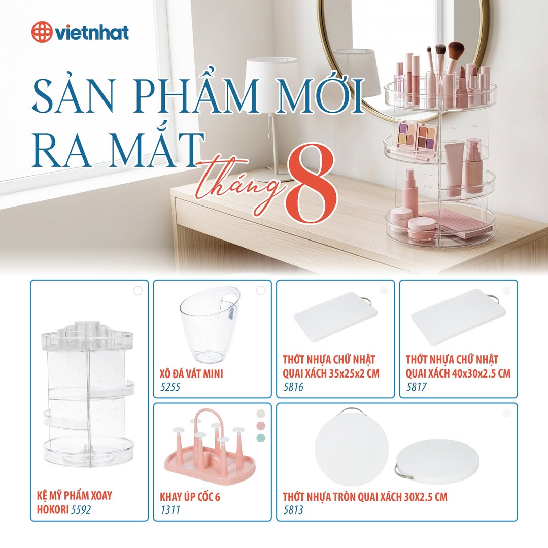 [THÁNG 8/2026] ĐÓN THU SANG, NHỰA VIỆT NHẬT RA MẮT 6 HÀNG MỚI
