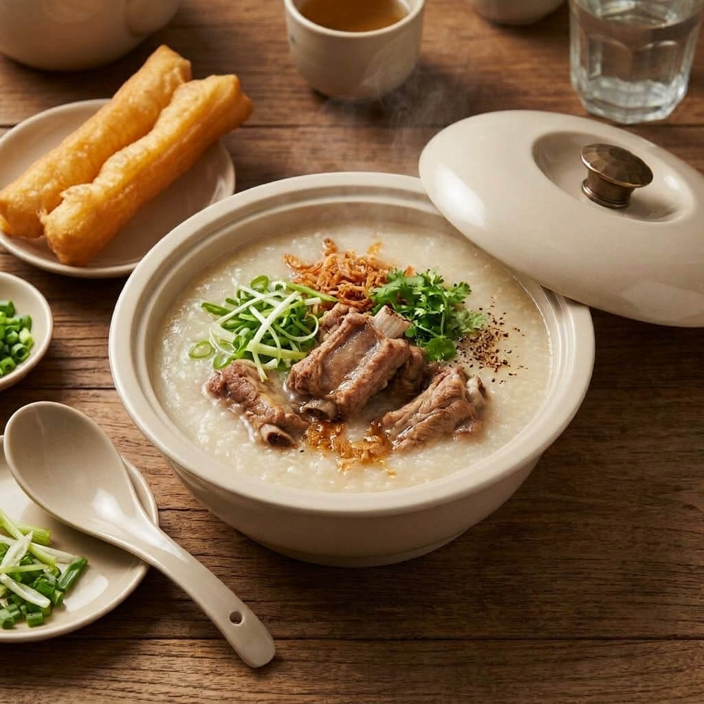 CÁCH LÀM CHÁO SƯỜN THƠM NGON, NÓNG HỔI CHO CẢ NHÀ NGÀY TRỞ LẠNH