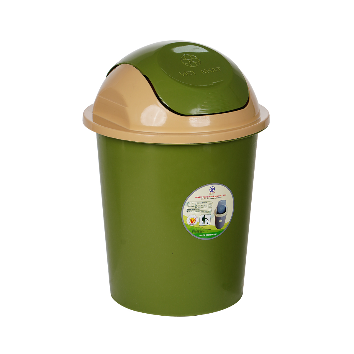 Small Round Flipping Dustbin