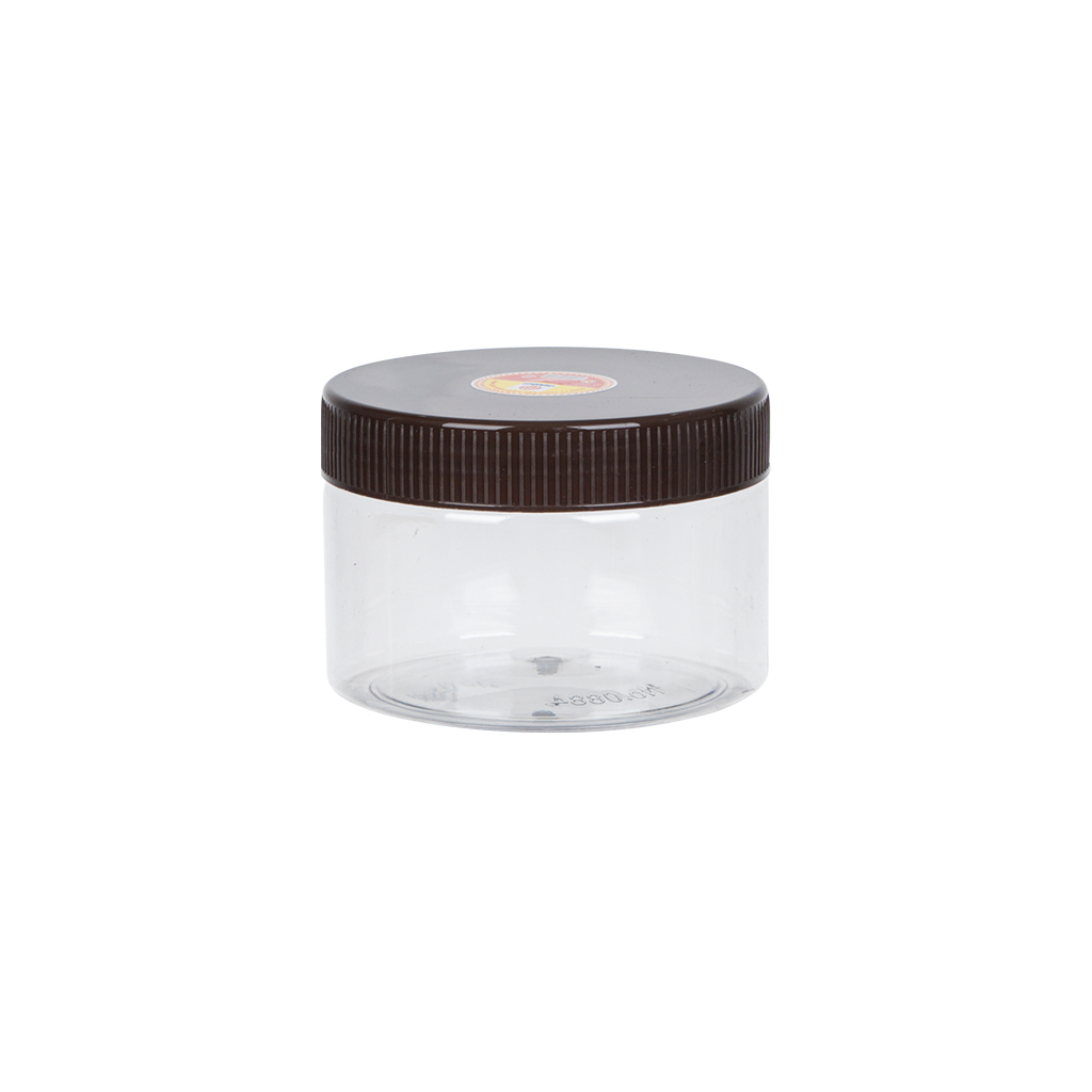 PLASTIC JAR WITH LID 300ML P26