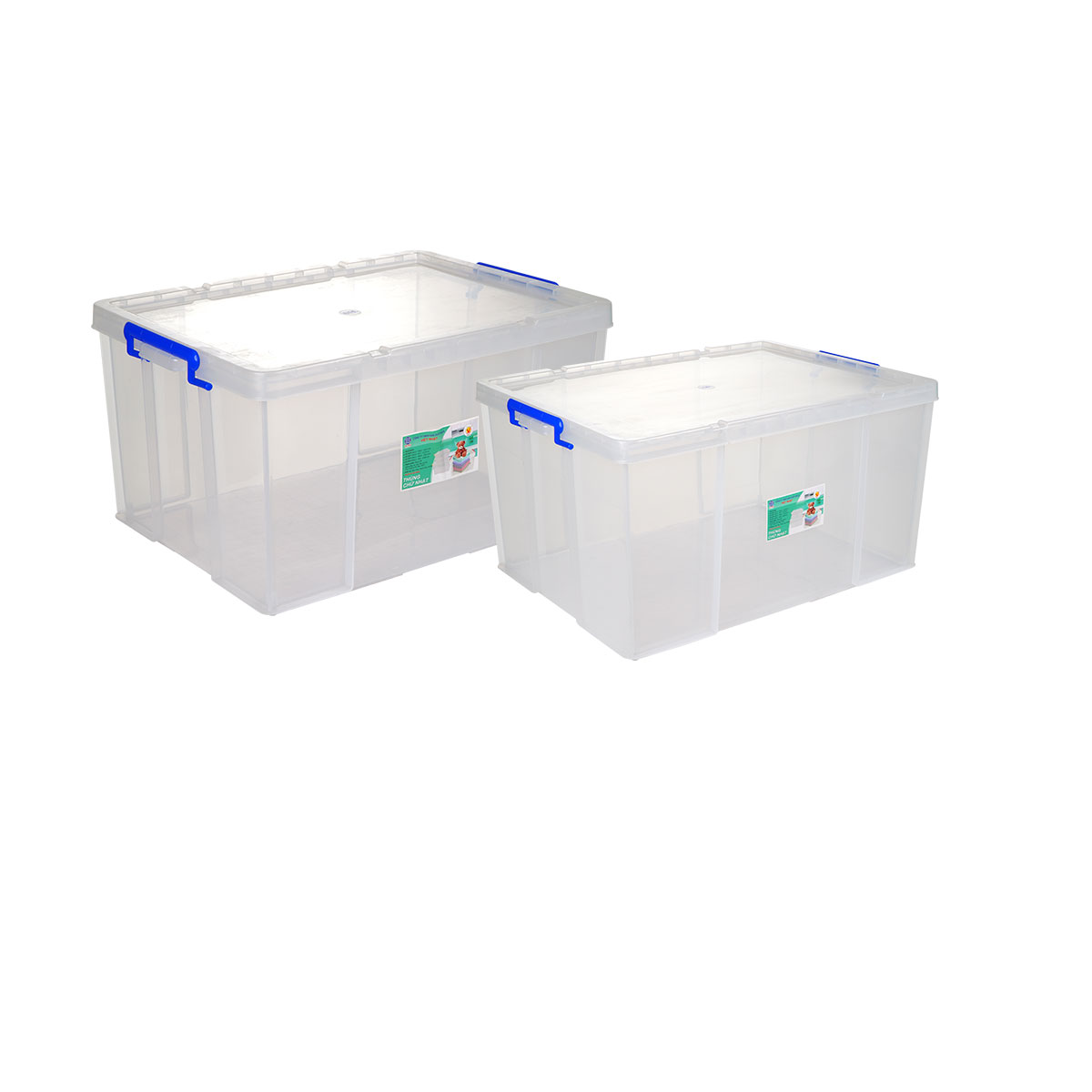 Pair of Large Rectangular Storage Container