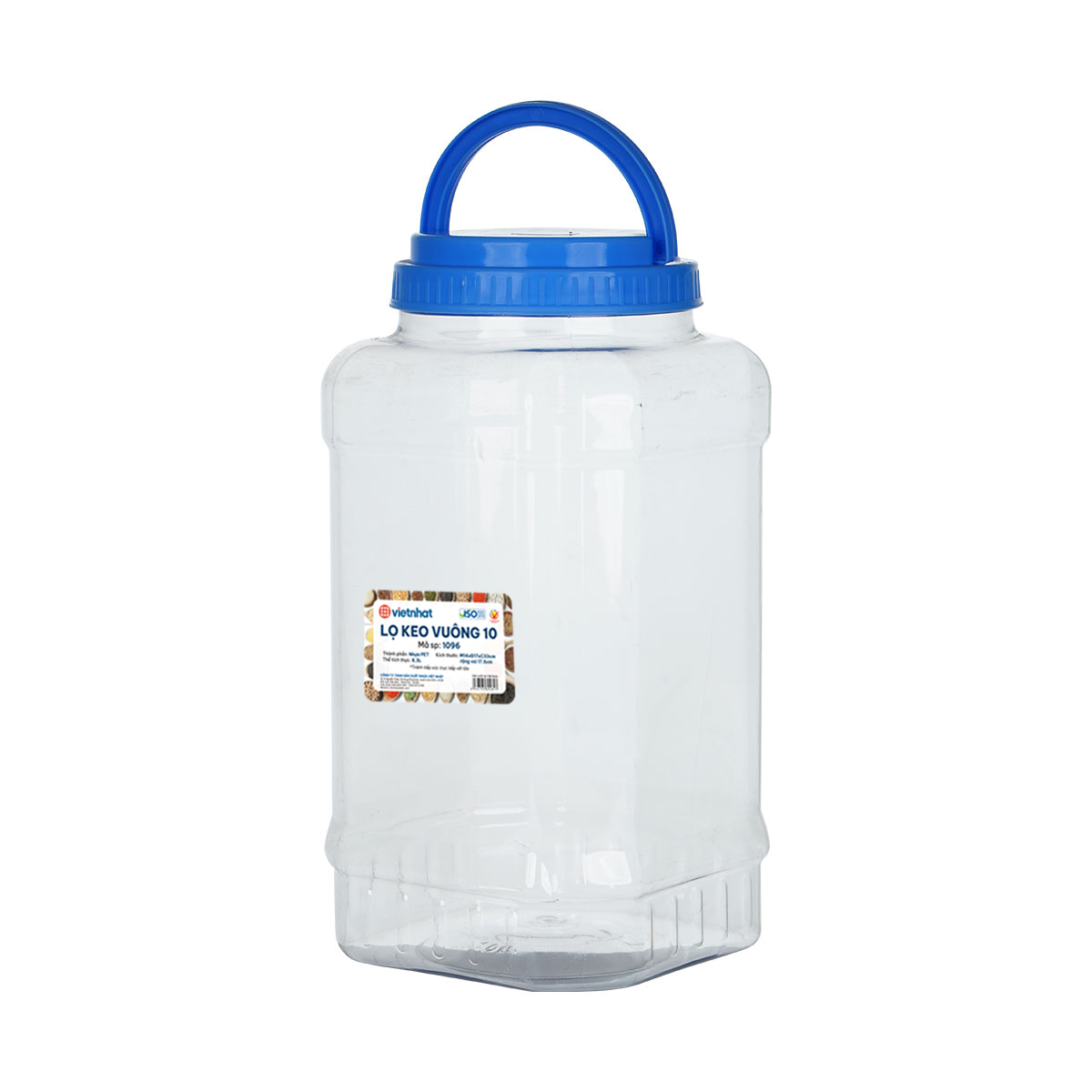 Square Jar with Handle 10kg P222