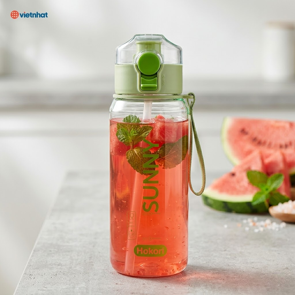 Nước điện giải dưa hấu, bạc hà