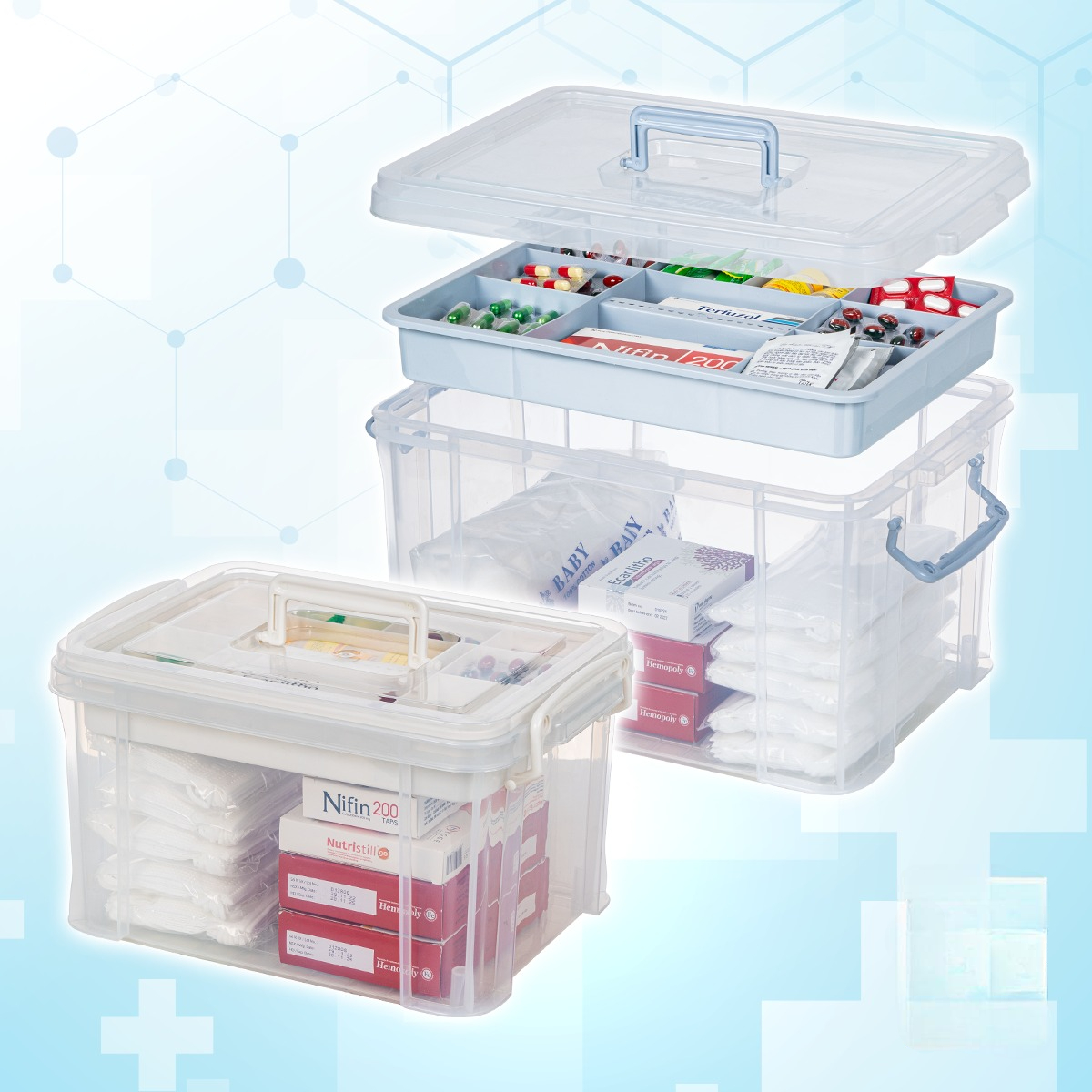 Thùng nhựa đựng đồ y tế