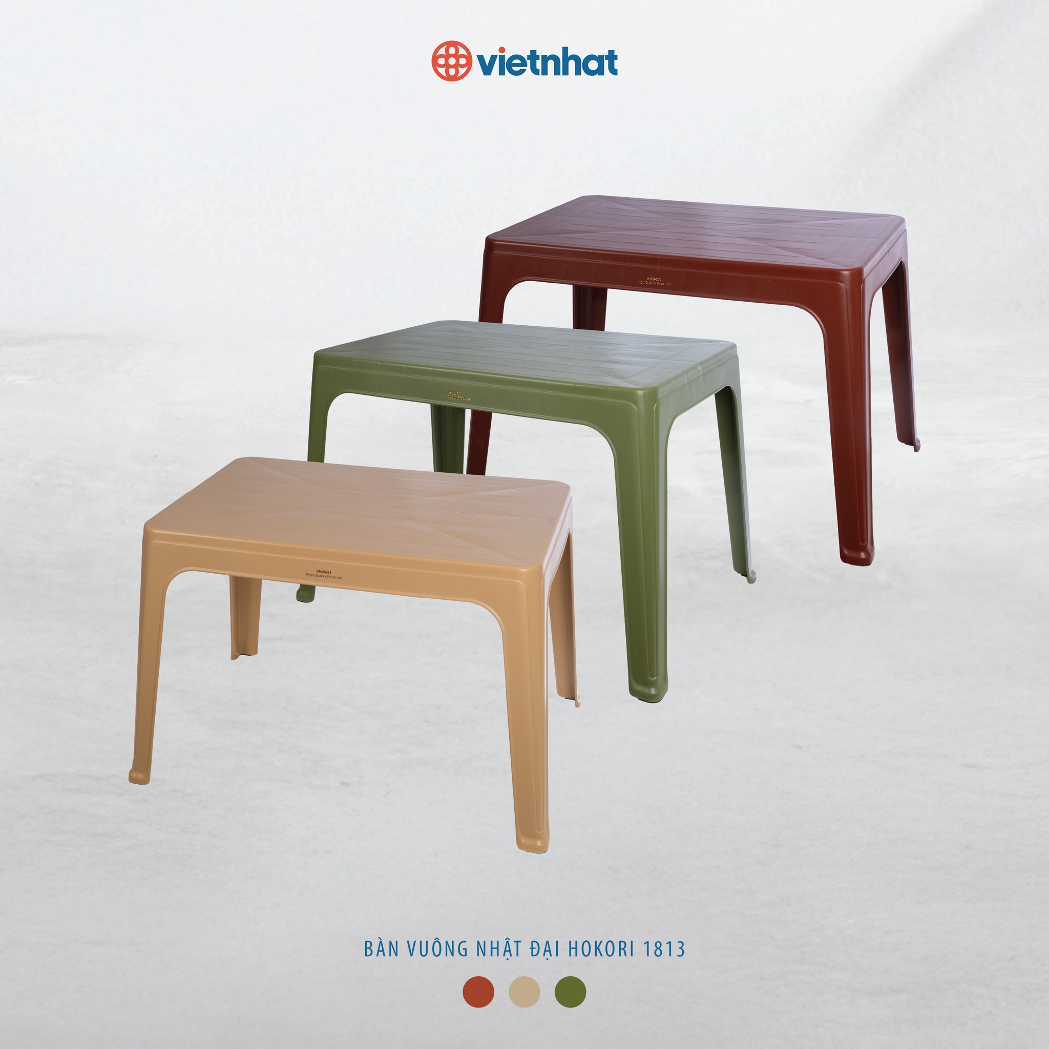 bàn vuông nhật hokori