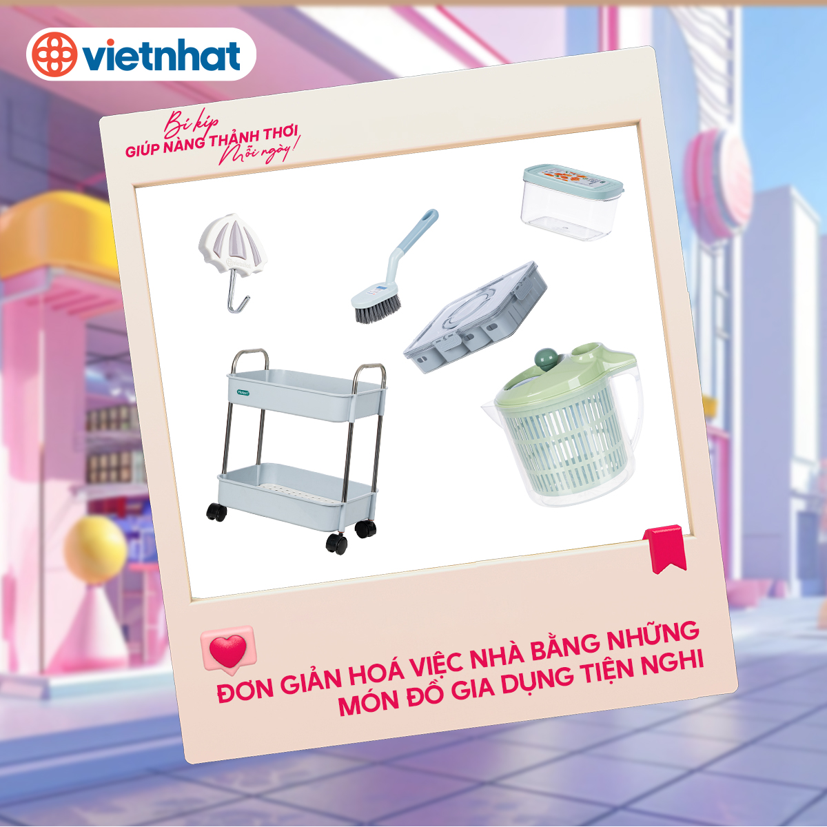 đơn giản hoá việc nhà bằng các đồ gia dụng tiện ích