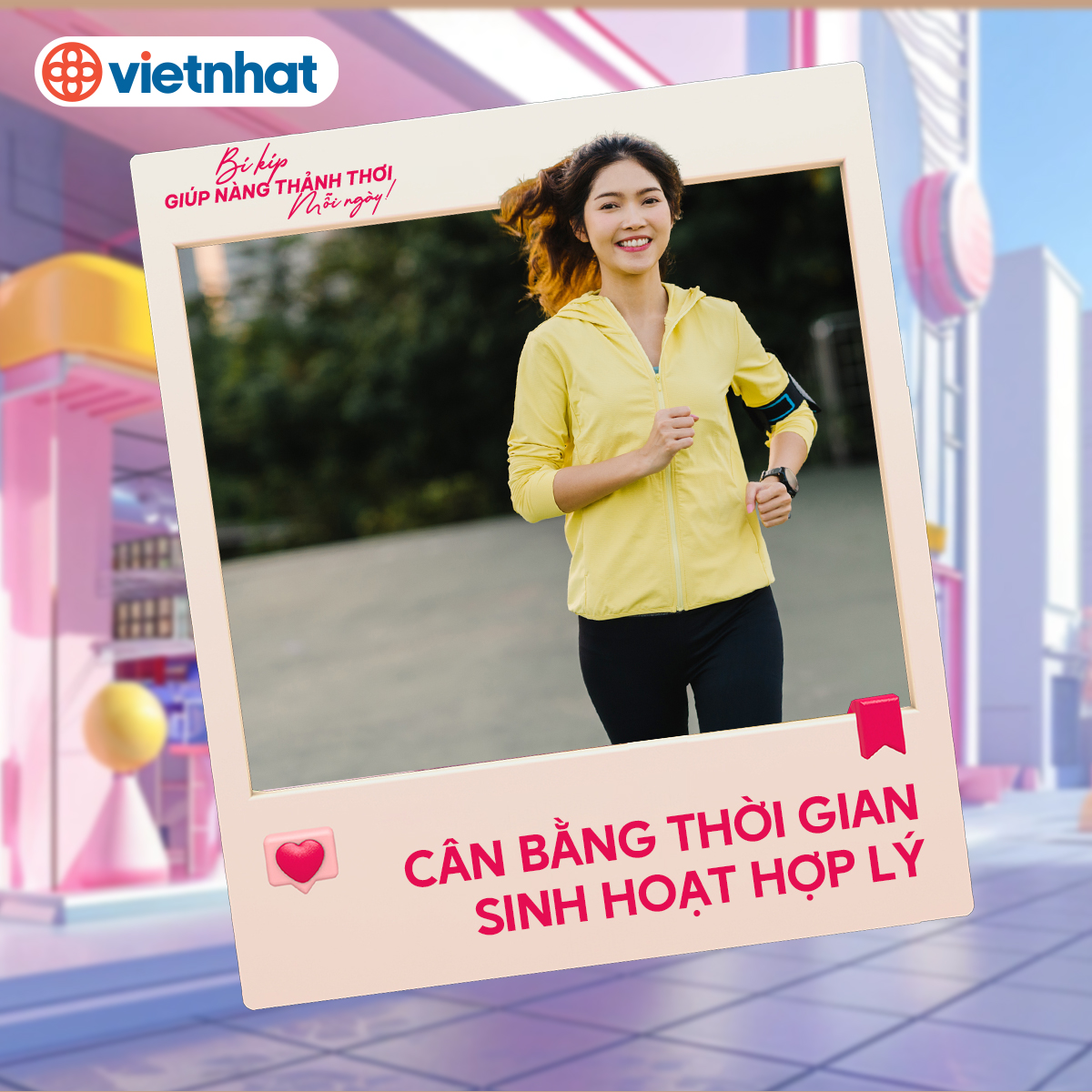 cân bằng thời gian sinh hoạt hợp lý