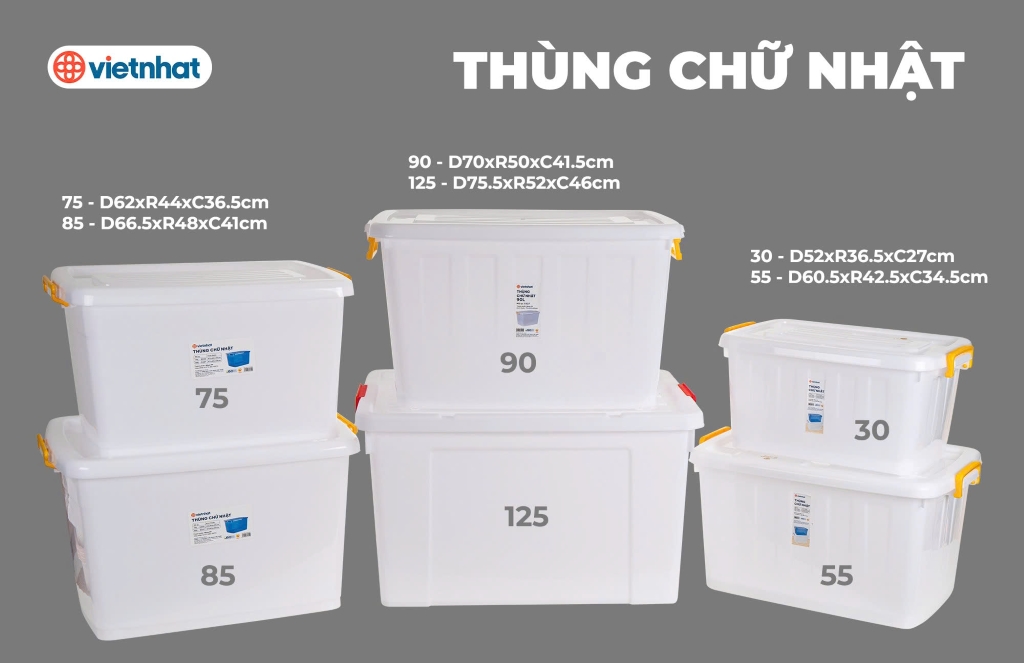 thùng nhựa bảo quản sách vở 