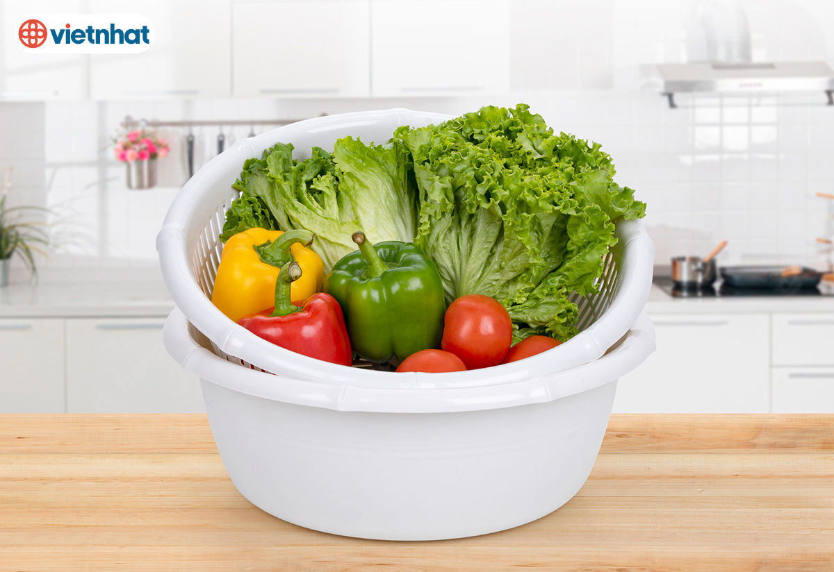 Bộ chậu rổ đốt trúc Hokori