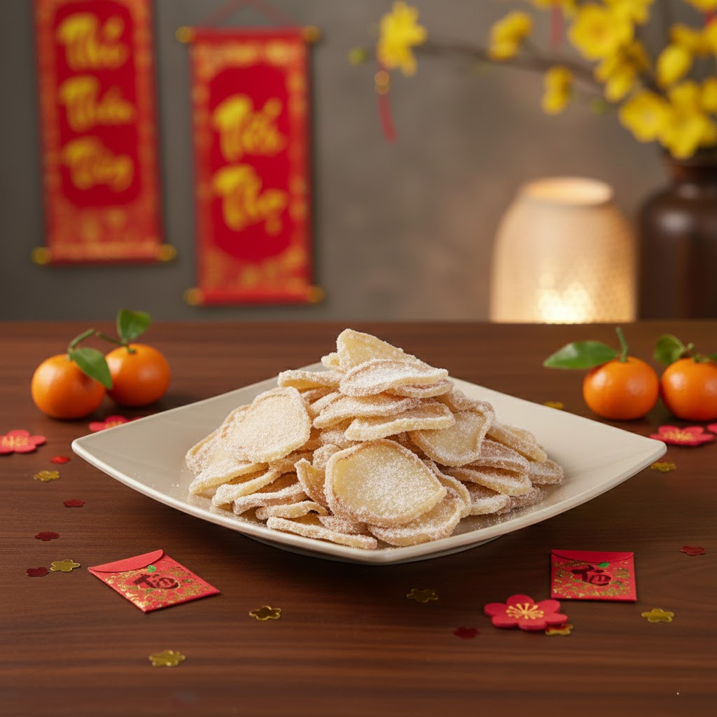 Cách làm mứt gừng