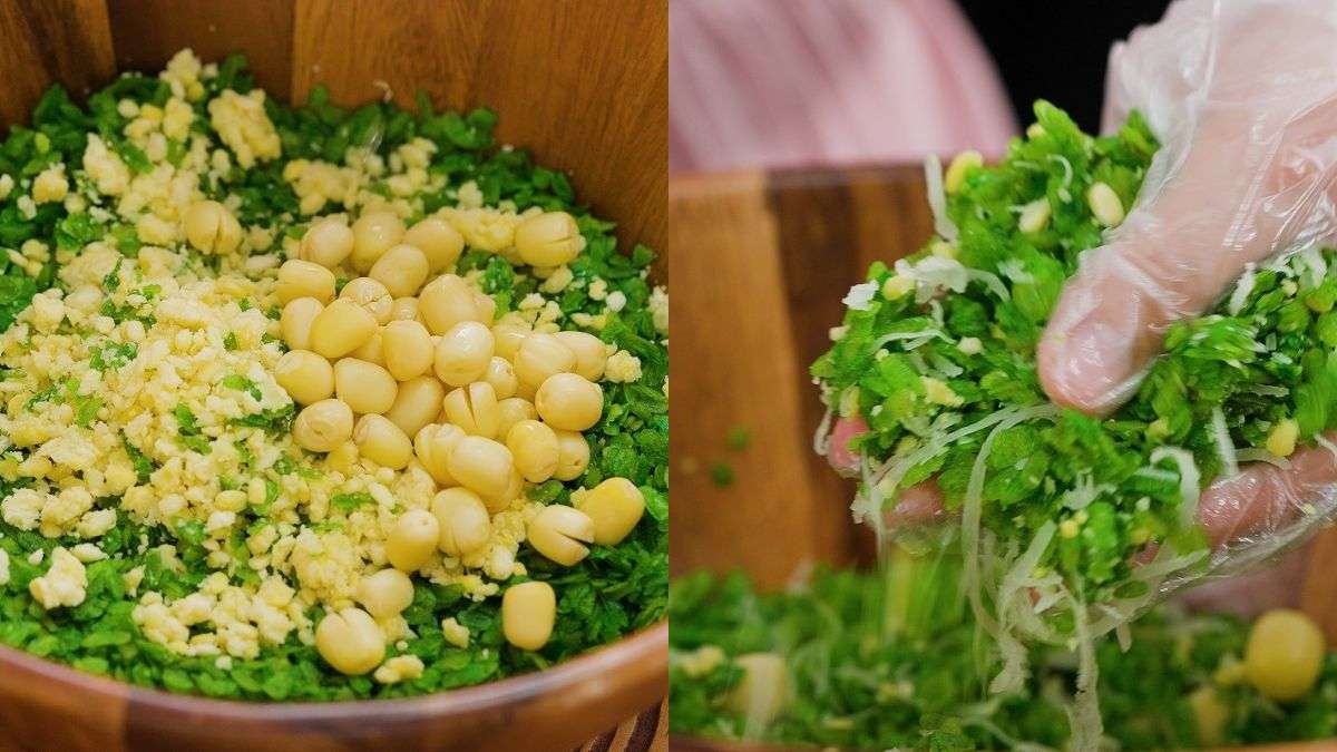Cách làm xôi cốm hạt sen 3