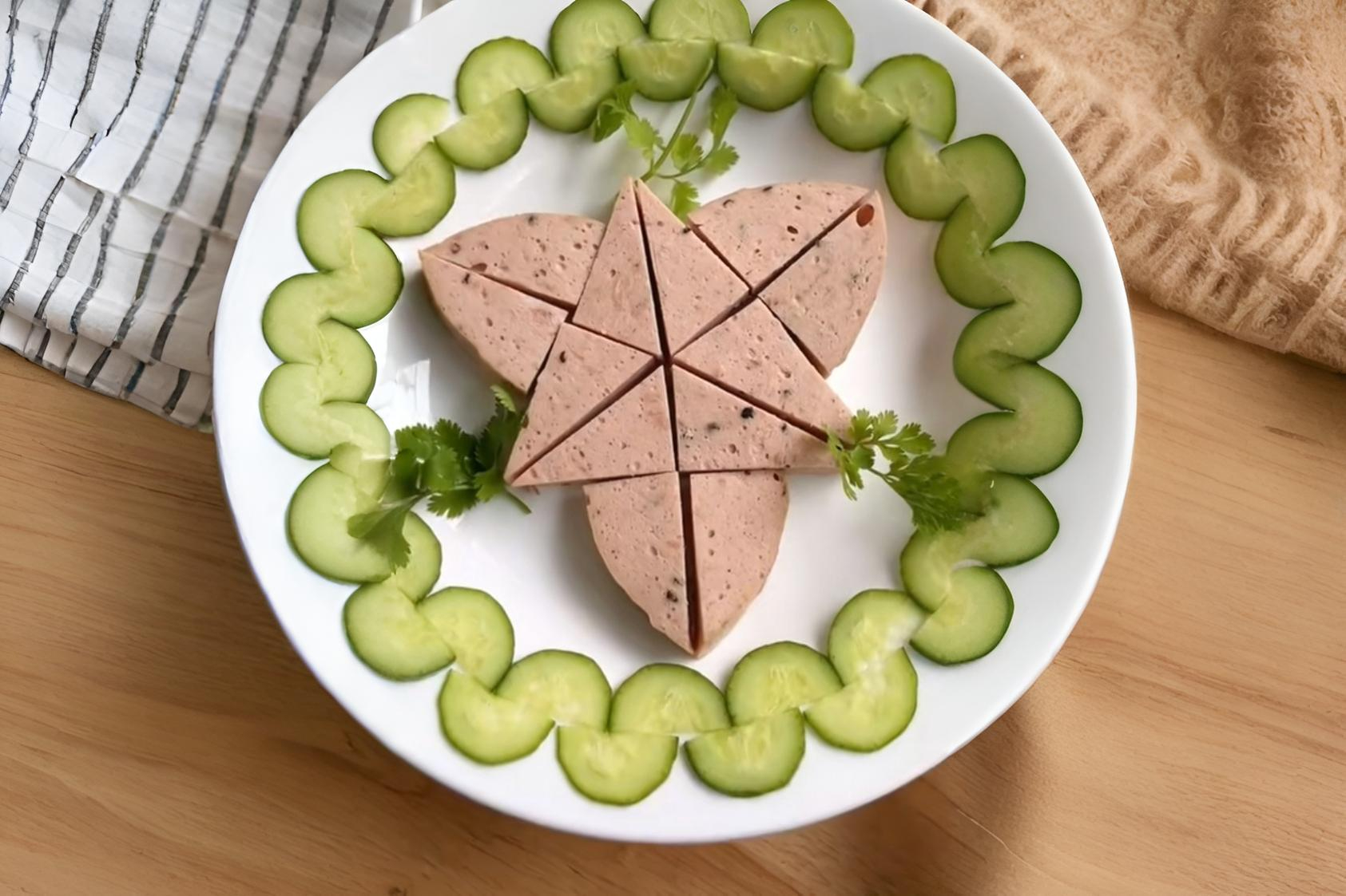 Cắt giò hình tam giác phúc lộc thọ