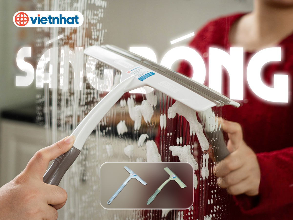 Vệ sinh cửa kính đón Tết