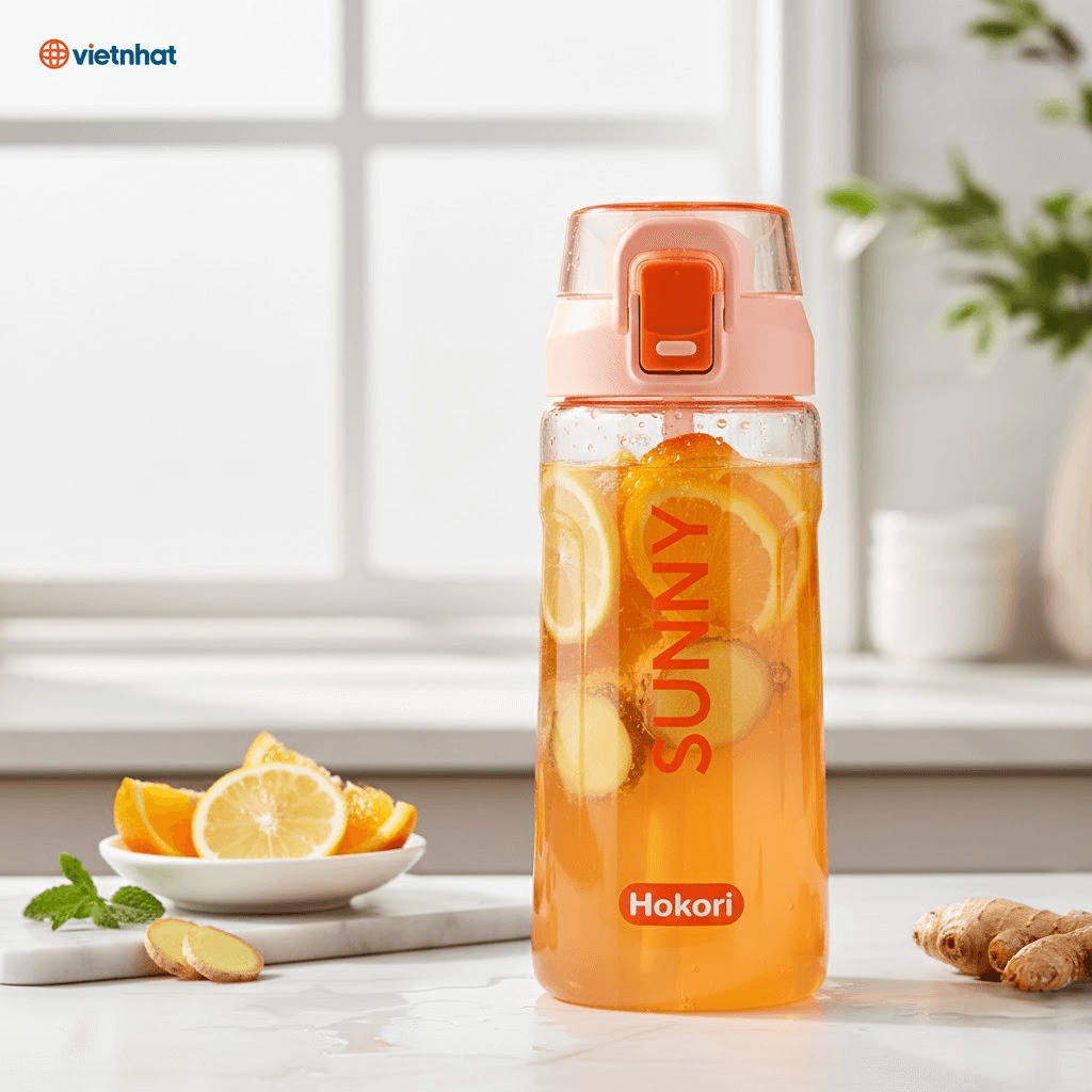 Detox cam chanh gừng