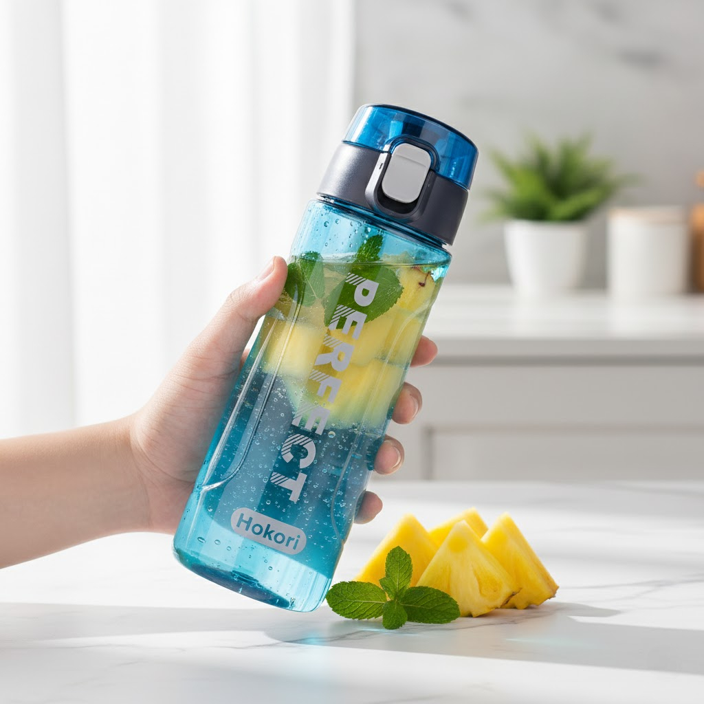 detox dứa, lá bạc hà