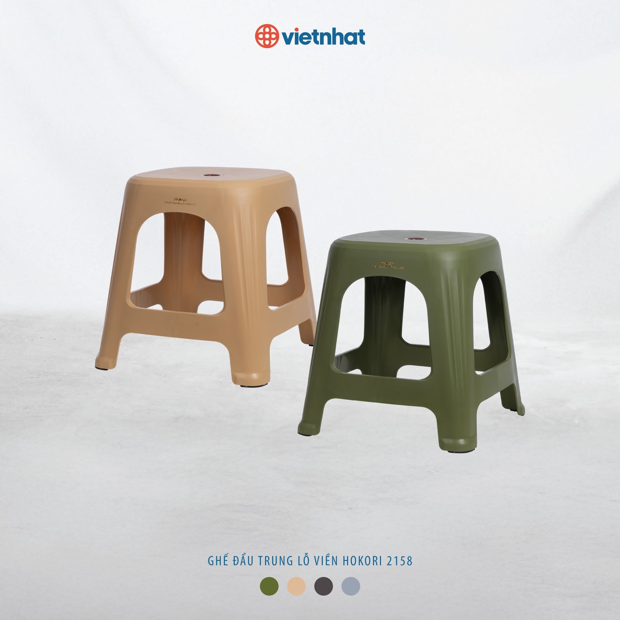 Ghế đảu trung lỗ viền 2158
