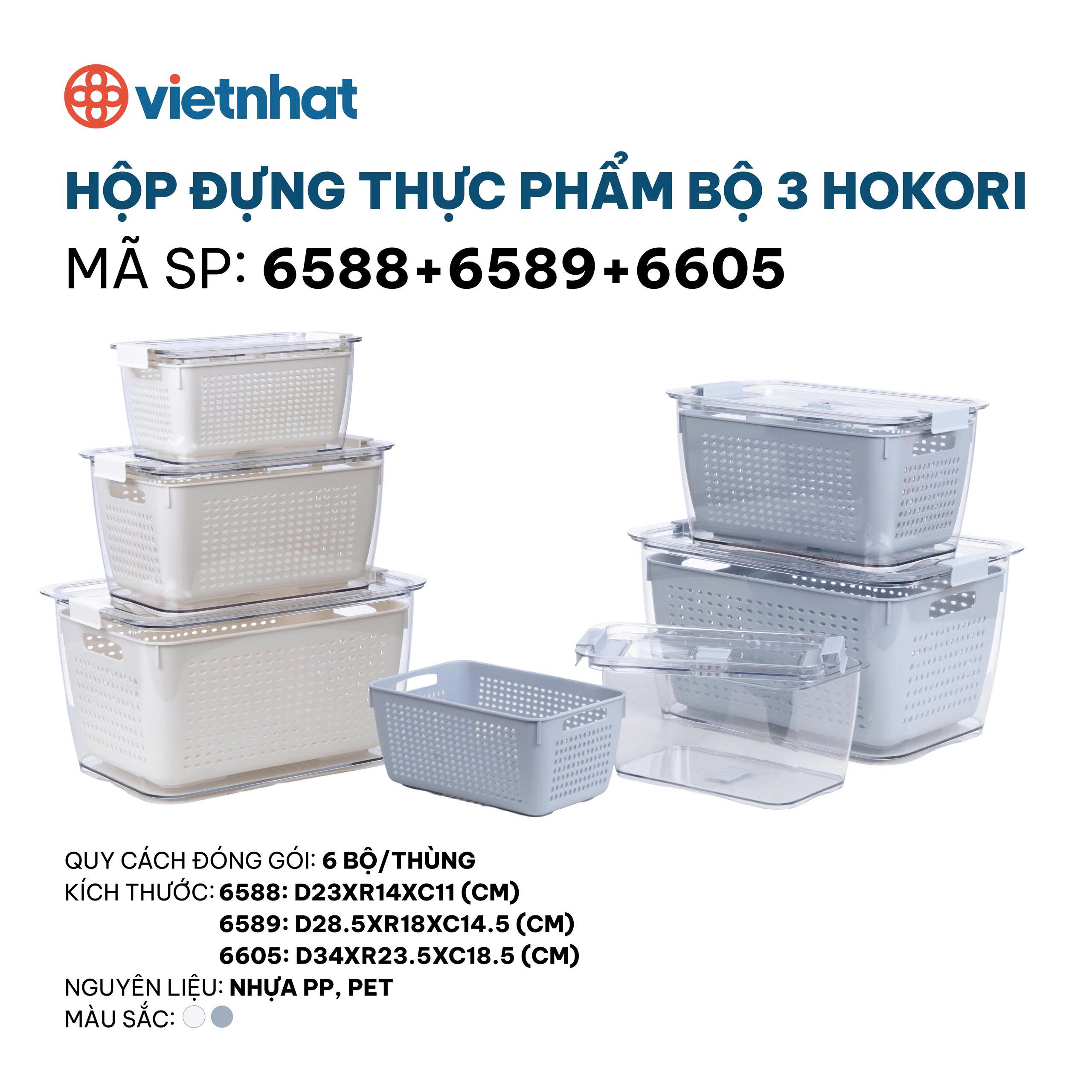 hộp đựng thực phẩm hokori