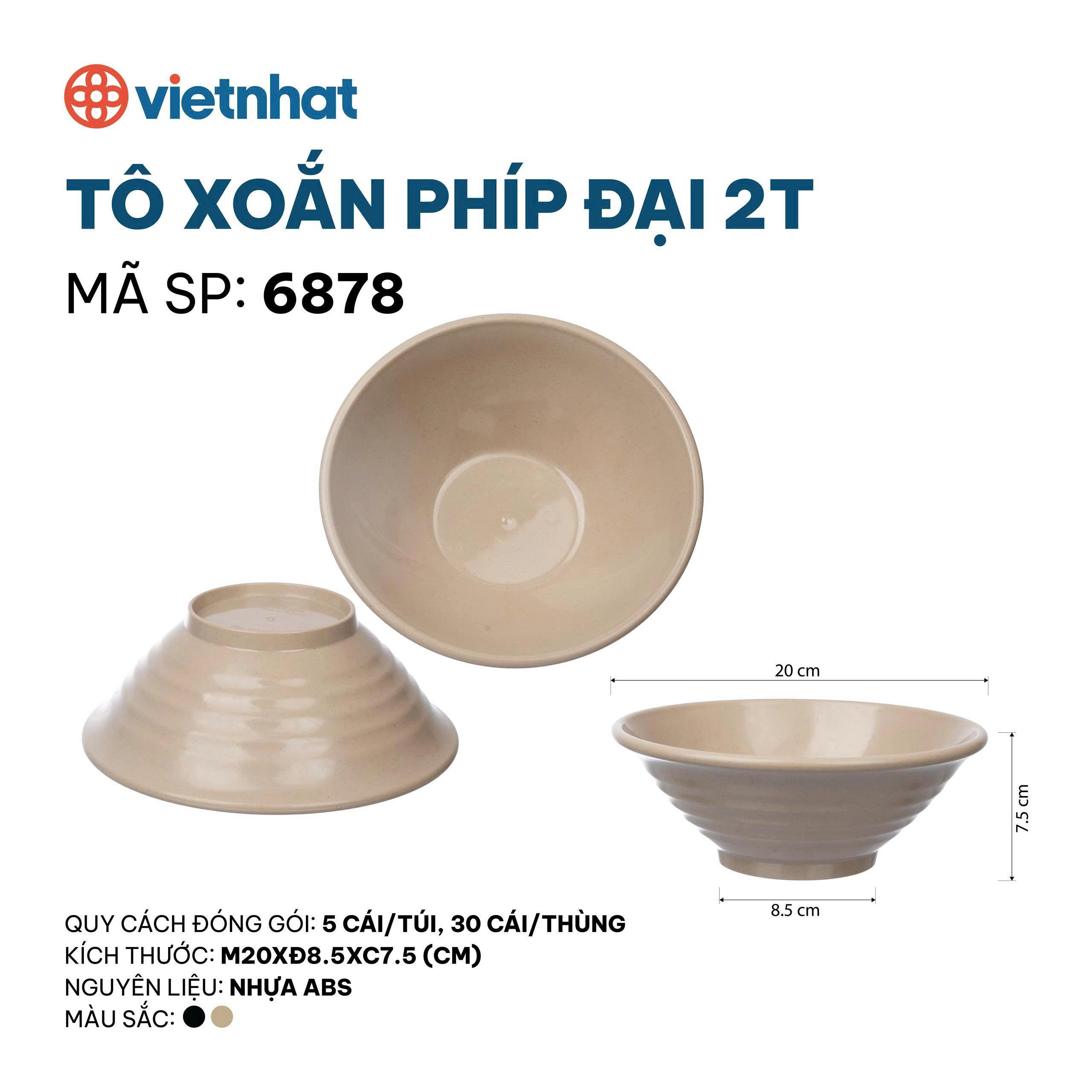 tô xoắn phíp đại 6878