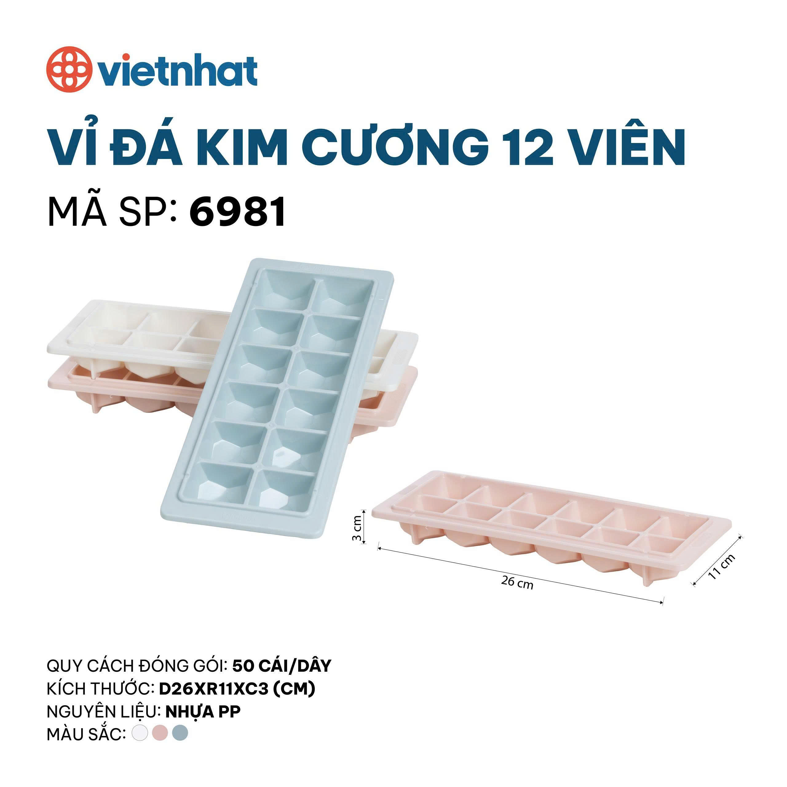 vỉ đá kim cương 12 viên