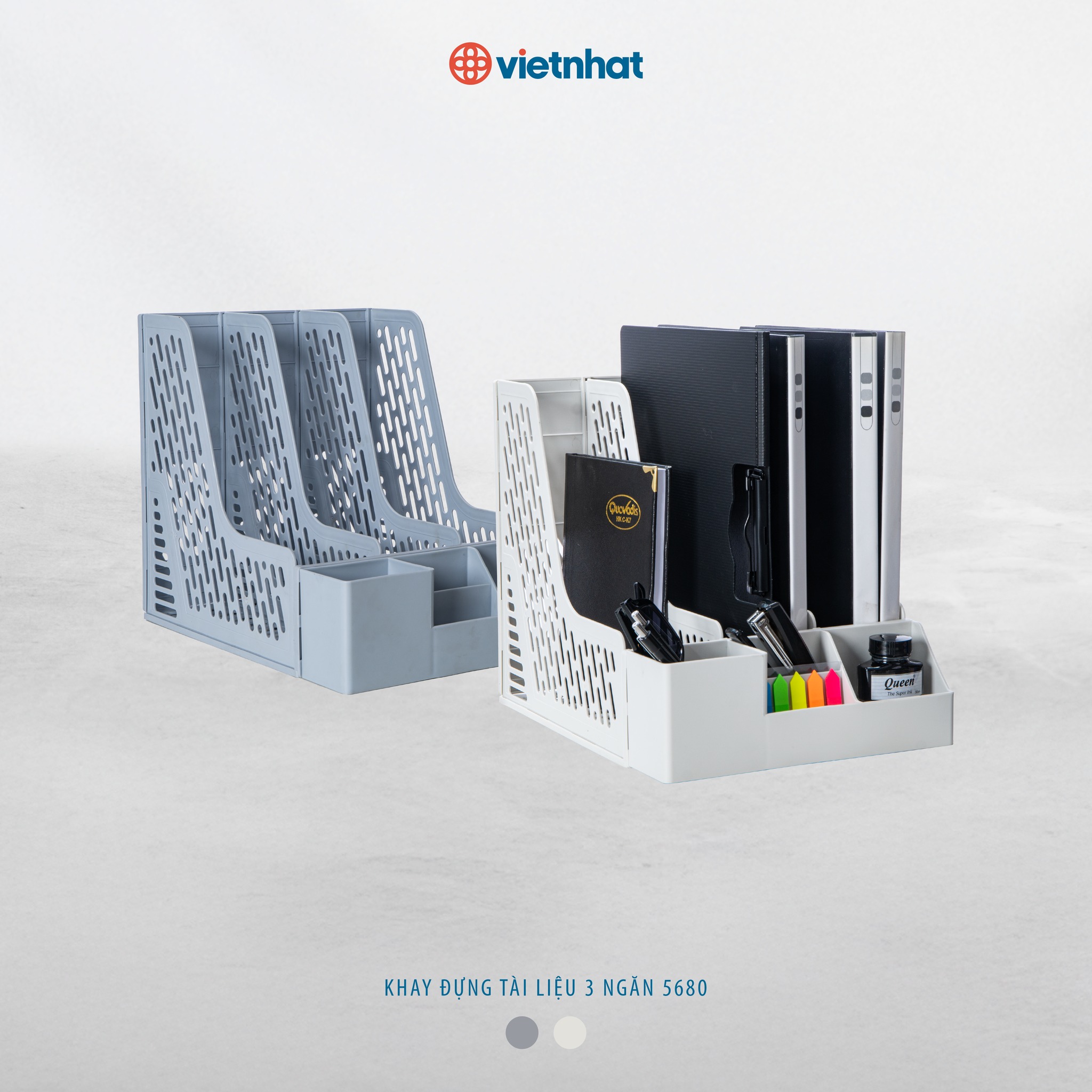 Tặng thầy cô khay đựng tài liệu 3 ngăn