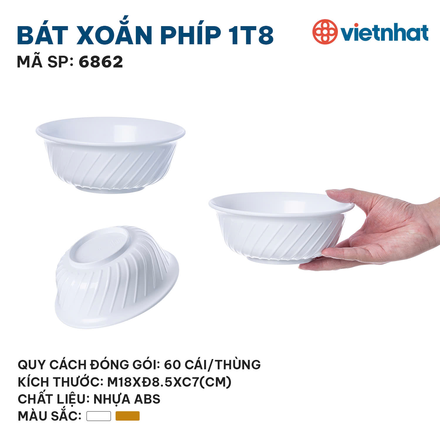 Bát xoắn phíp 1T8