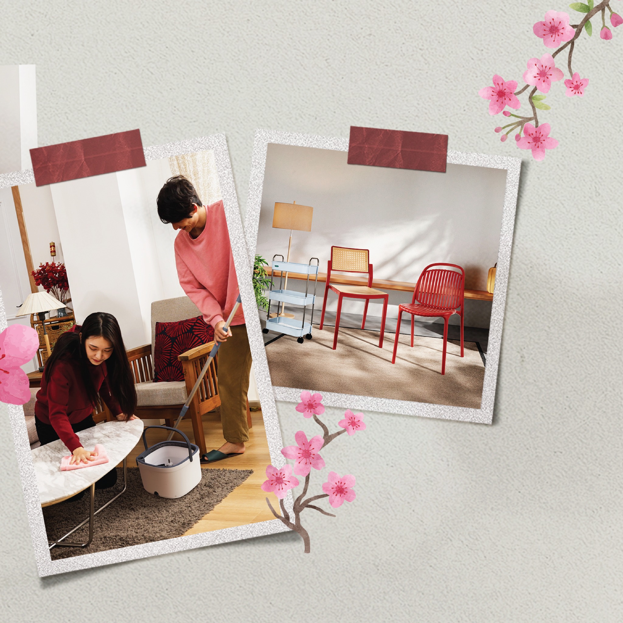 Dọn dẹp nhà cửa đón Tết