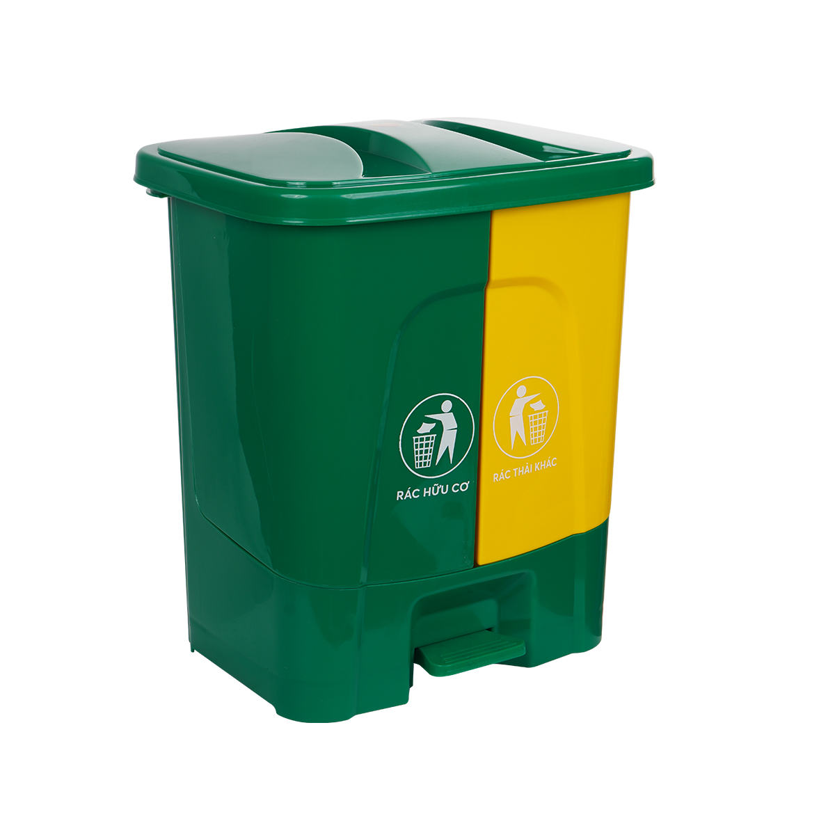 Bật rác 2 ngăn 8020