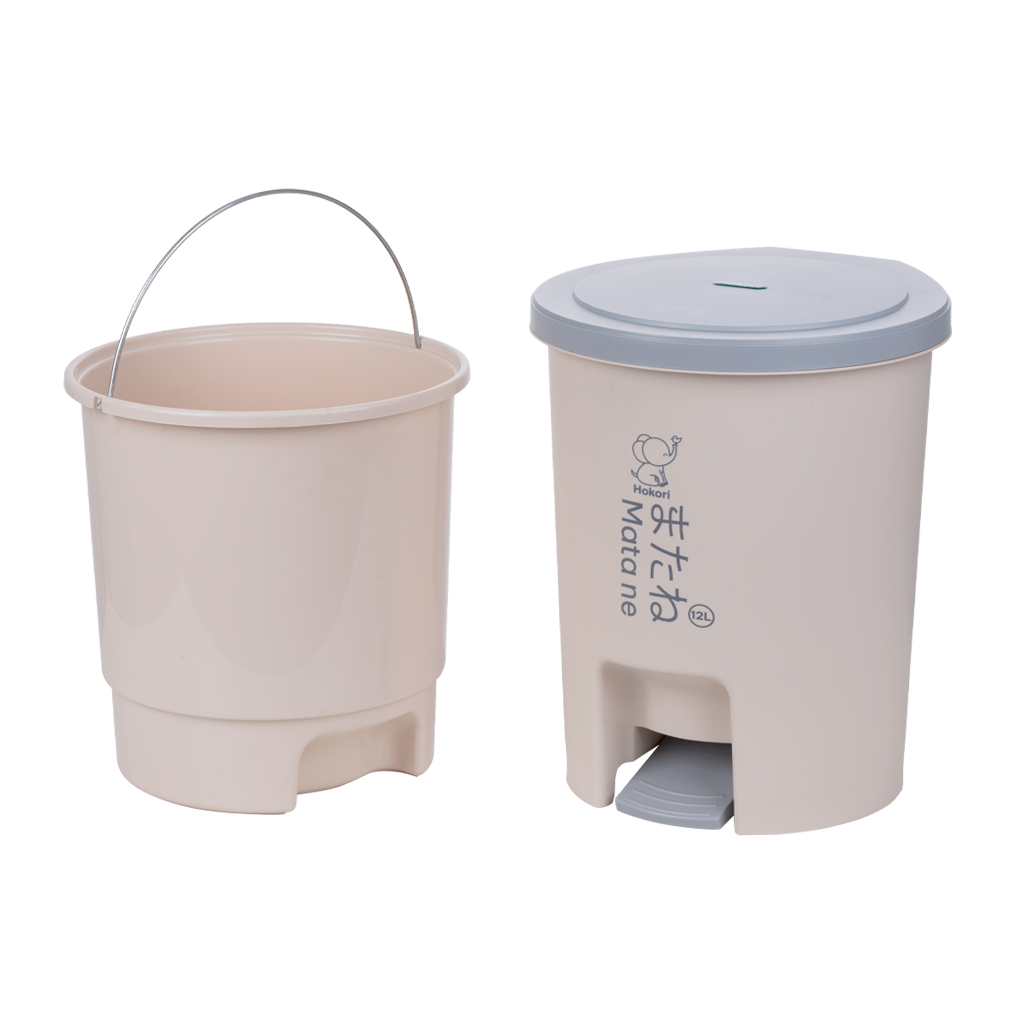 bật rác tròn 12L 8069