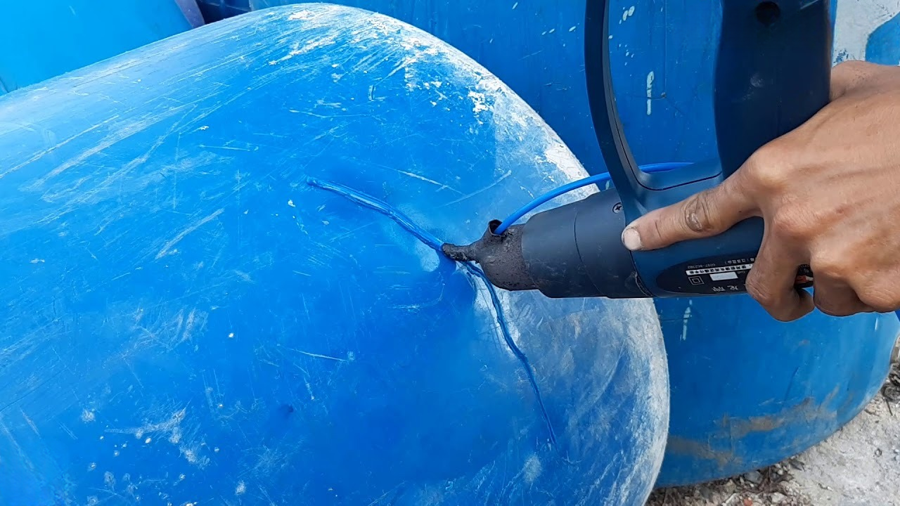 Vá thùng nhựa bằng hàn nhiệt